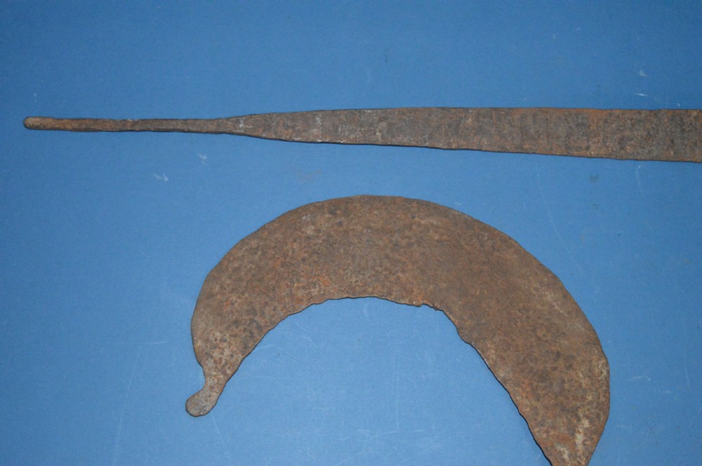 3 Large 19th Century African Cast Iron Currency Pieces, Congo, c1890 (Pt of Collection 21 Pieces) View VIII