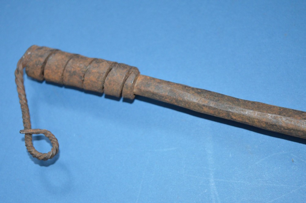 Huge Cast Iron 19th century African Currency Piece, Congo, c 1890 (Pt Collection of 21 Pieces) View VIII