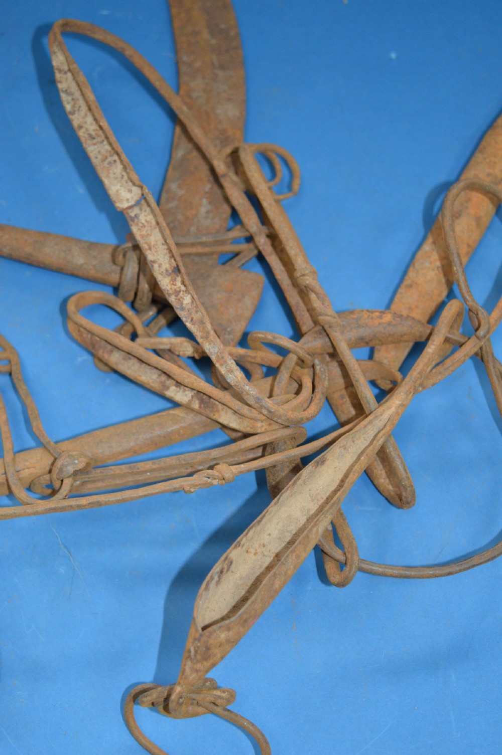Huge Cast Iron 19th century African Currency Piece, Congo, c 1890 (Pt Collection of 21 Pieces) View IX