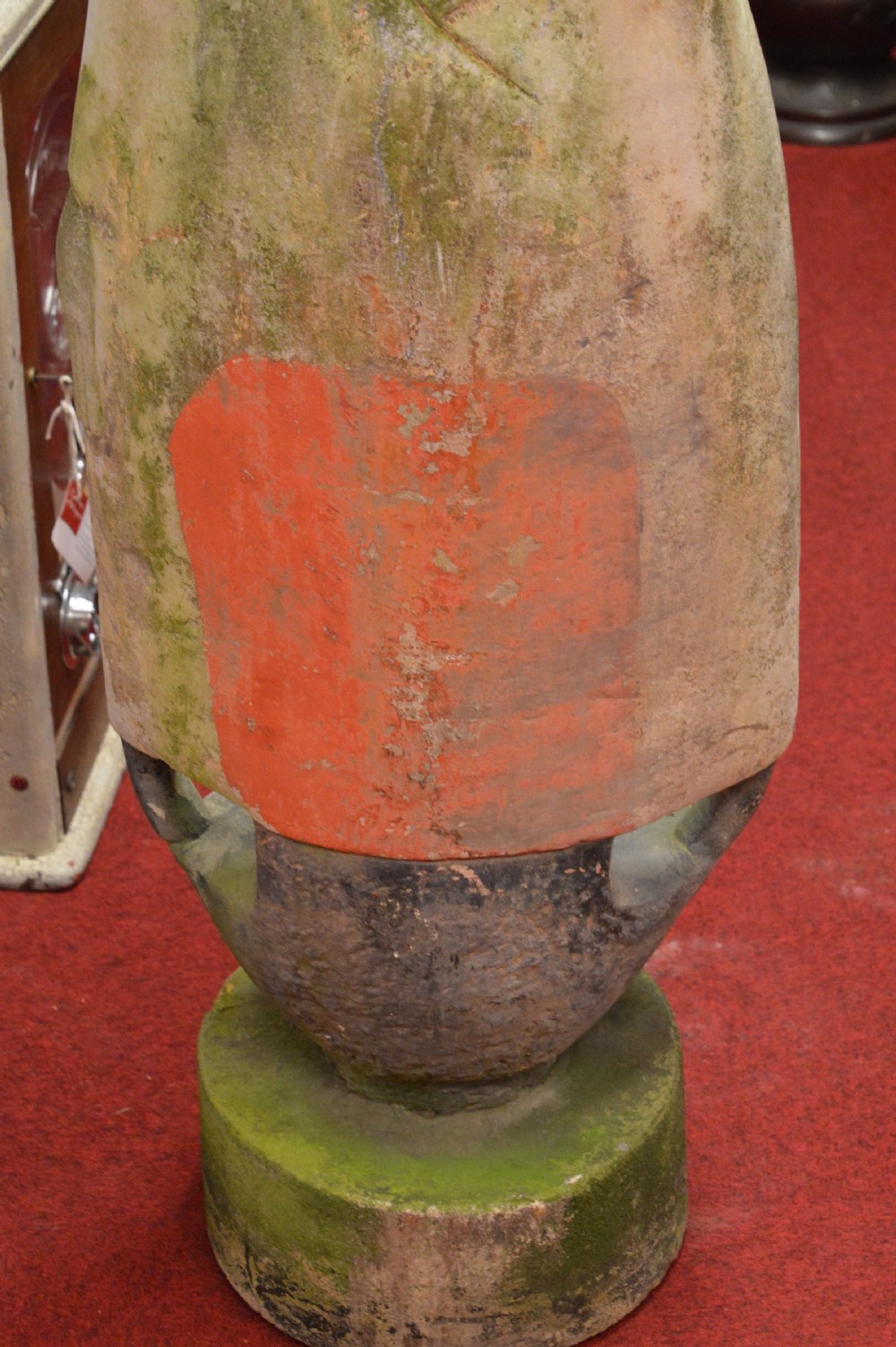 Large (145 cm) 19th Century Burmese Marble Statue Buddha, c1890 View V