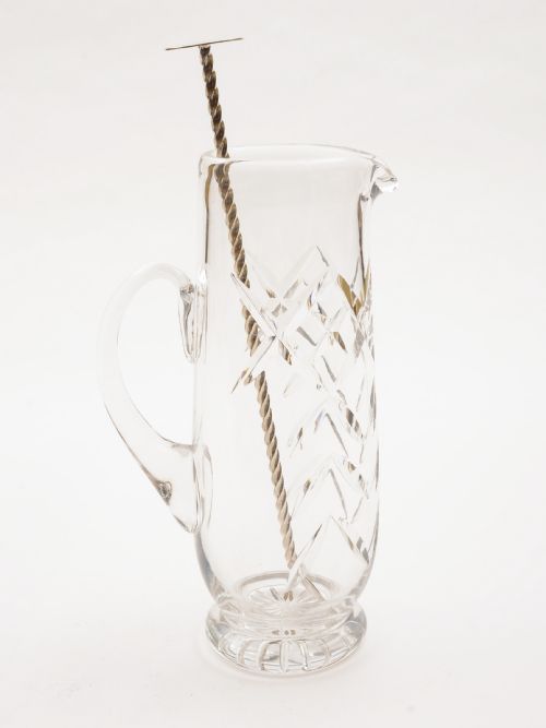 fig 1. Art Deco Cocktail Mixing Jug, Circa 1930