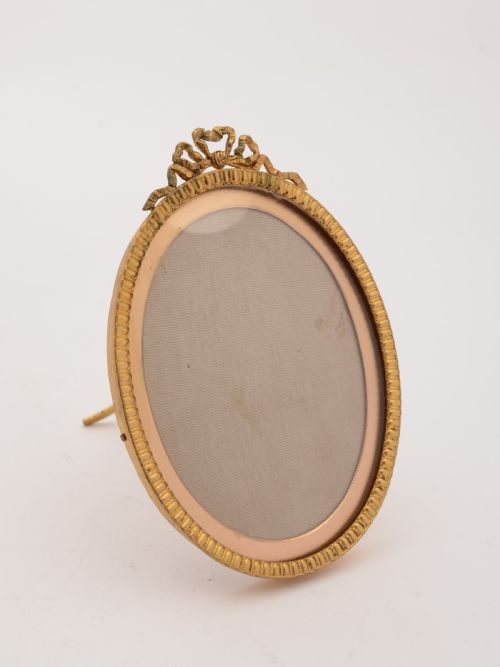 Edwardian Brass Oval Photo Frame, Circa 1905
