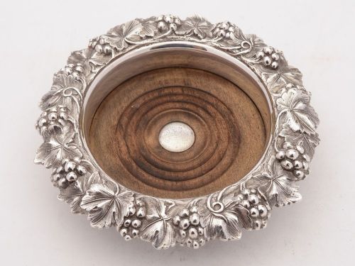 Lovely Victorian Silver Plated Coaster - Circa 1880