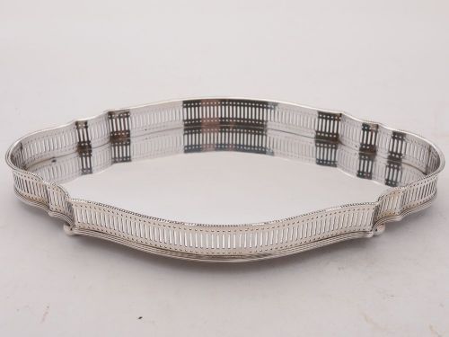 Gorgeous Edwardian  Silver Plated Drinks  Tray - Circa 1905