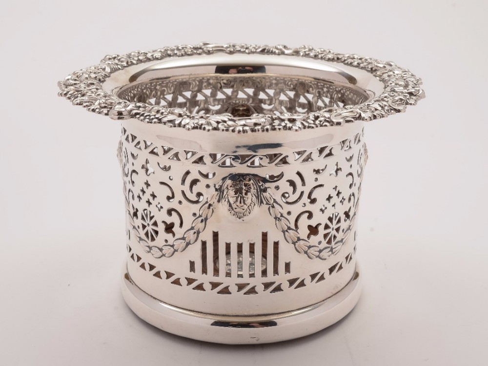 Victorian Silver Plated Champagne Coaster, Circa 1880