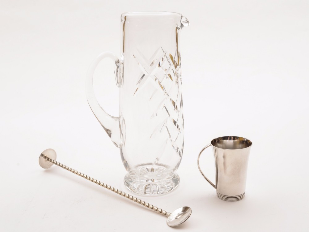 Art Deco Cocktail Mixing Jug, Circa 1930 View III