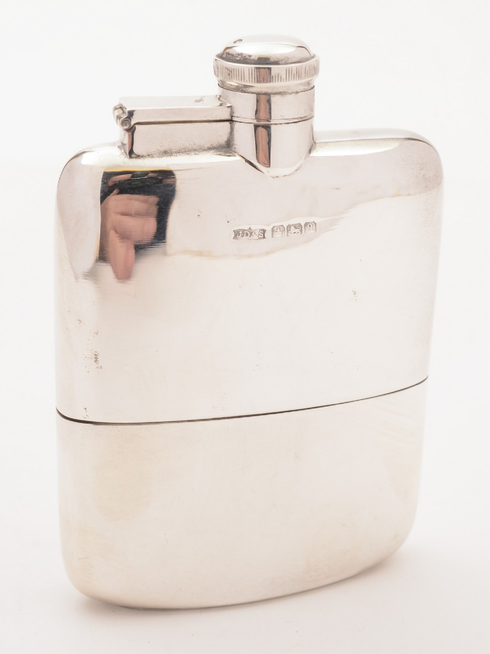 Silver Hip Flask, Sheffield 1918