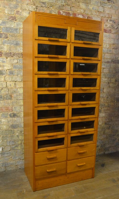 Oak Drapers Haberdashery Shirt Cabinet