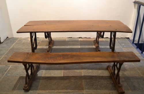 Pair of Benches / Table