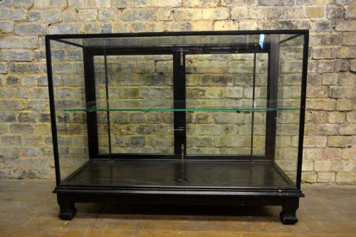 1920s Black Shop Display Counter