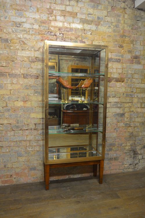 1920s Bronze Jewellery Display Cabinet