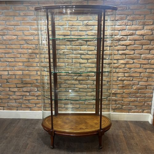 Antique F. Sage & Co Mahogany Shop Display Cabinet