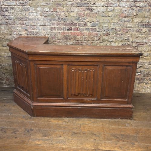 1910s Oak Commercial Counter