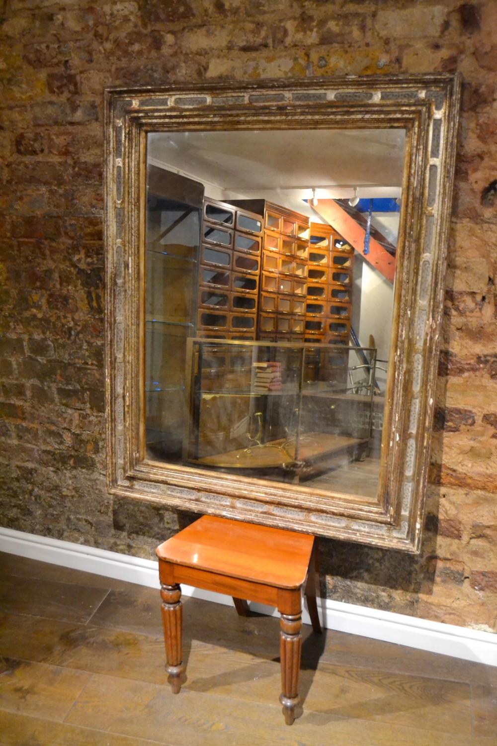 Beautiful Rustic 1920s Mirror