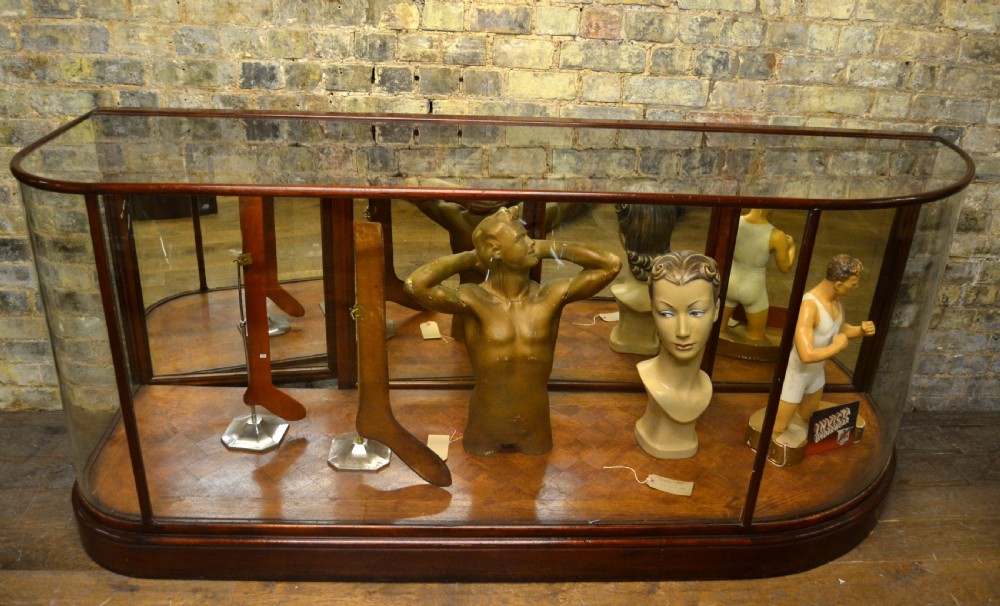 Victorian Mahogany Shop Display Counter View V