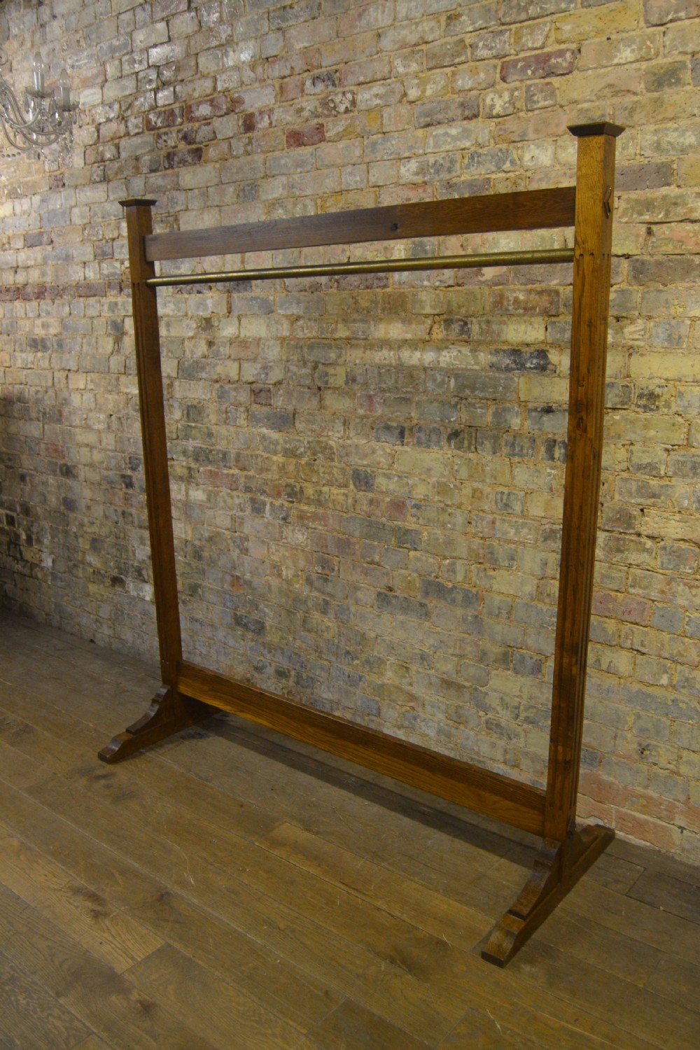 1920s Oak Hanging Rail View III