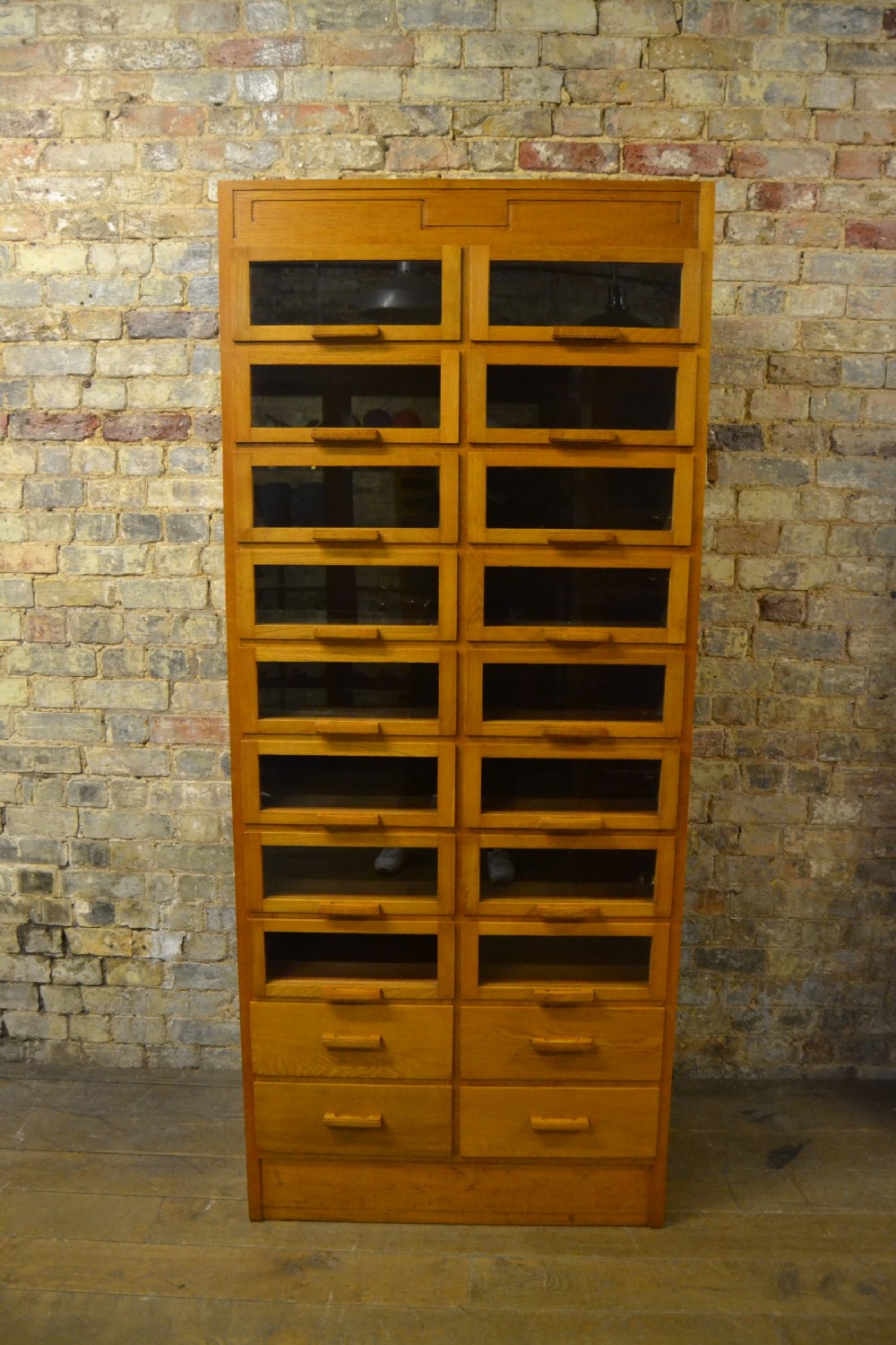 Oak Drapers Haberdashery Shirt Cabinet View II