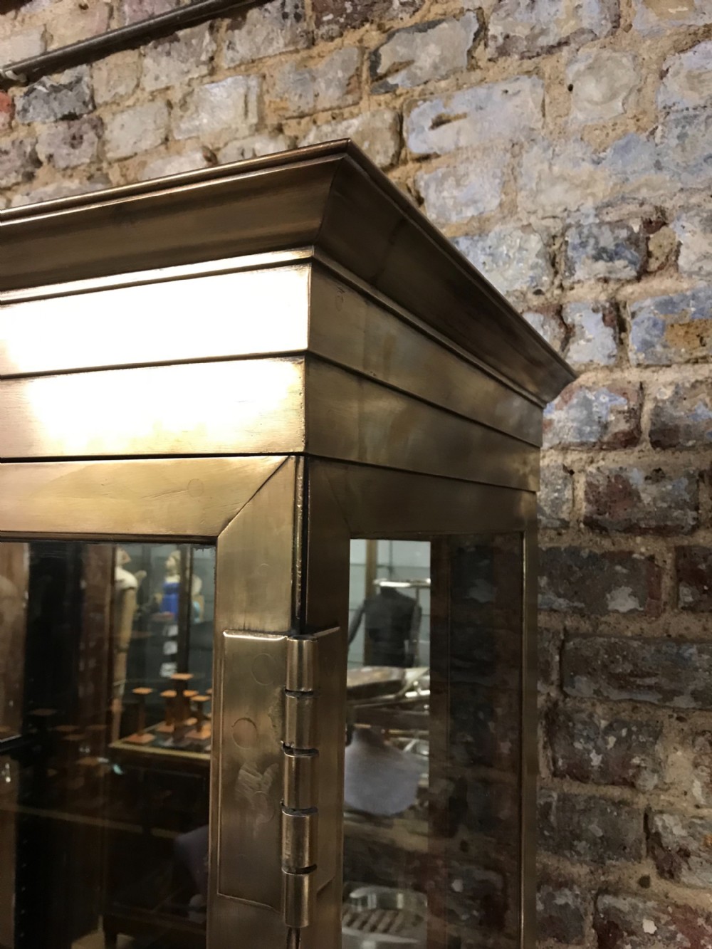 Antique bronze display cabinet from the V&A museum View III