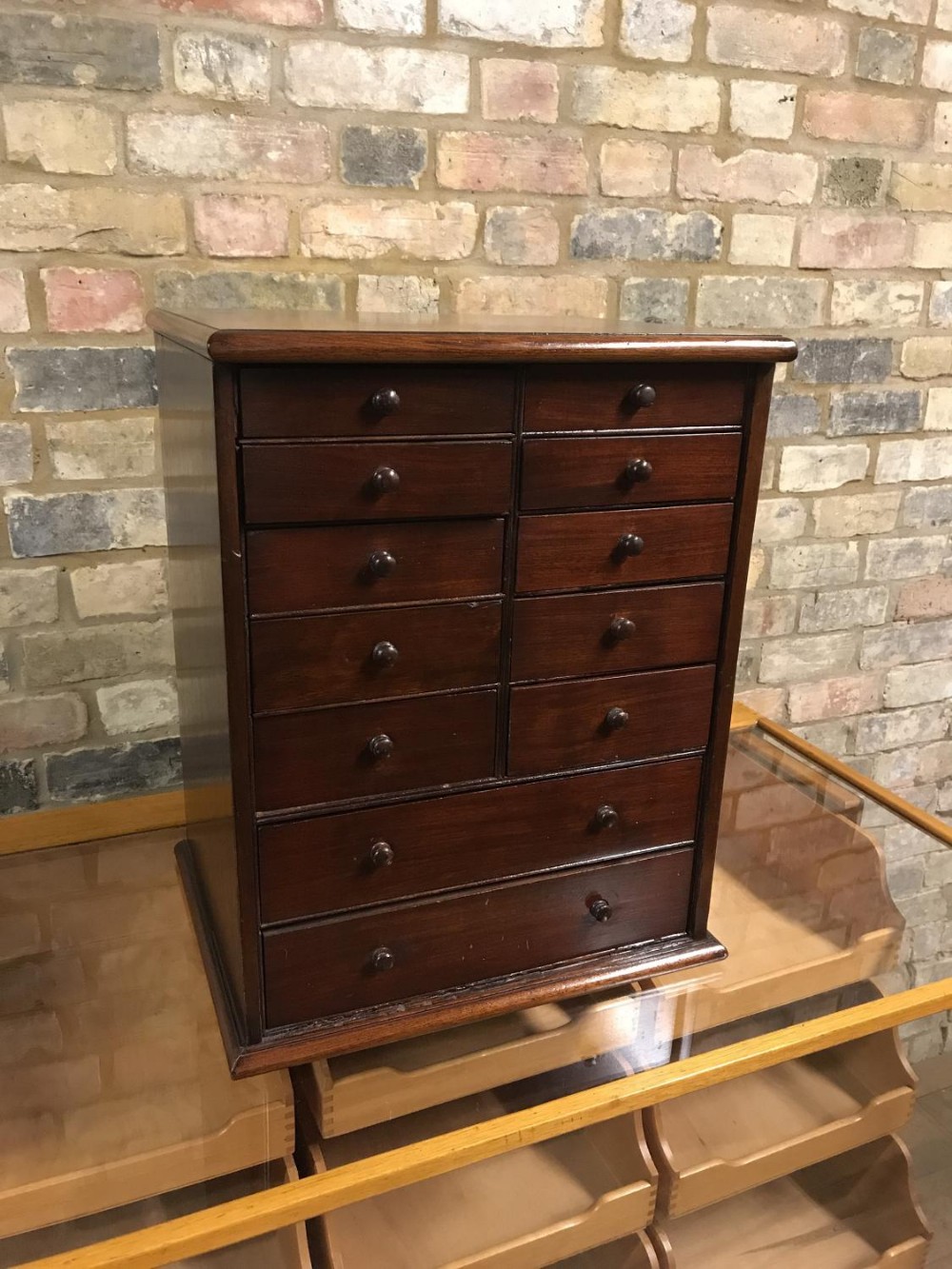 Victorian Mahogany Pair Of Small Chest Of Drawers