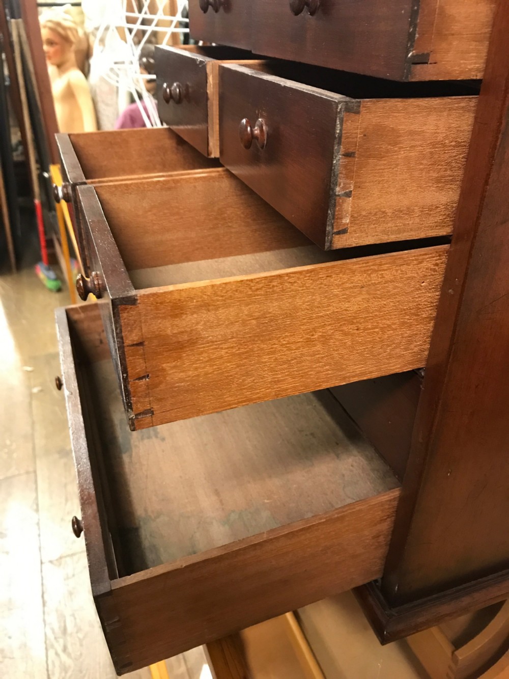 Victorian Mahogany Pair Of Small Chest Of Drawers View VI