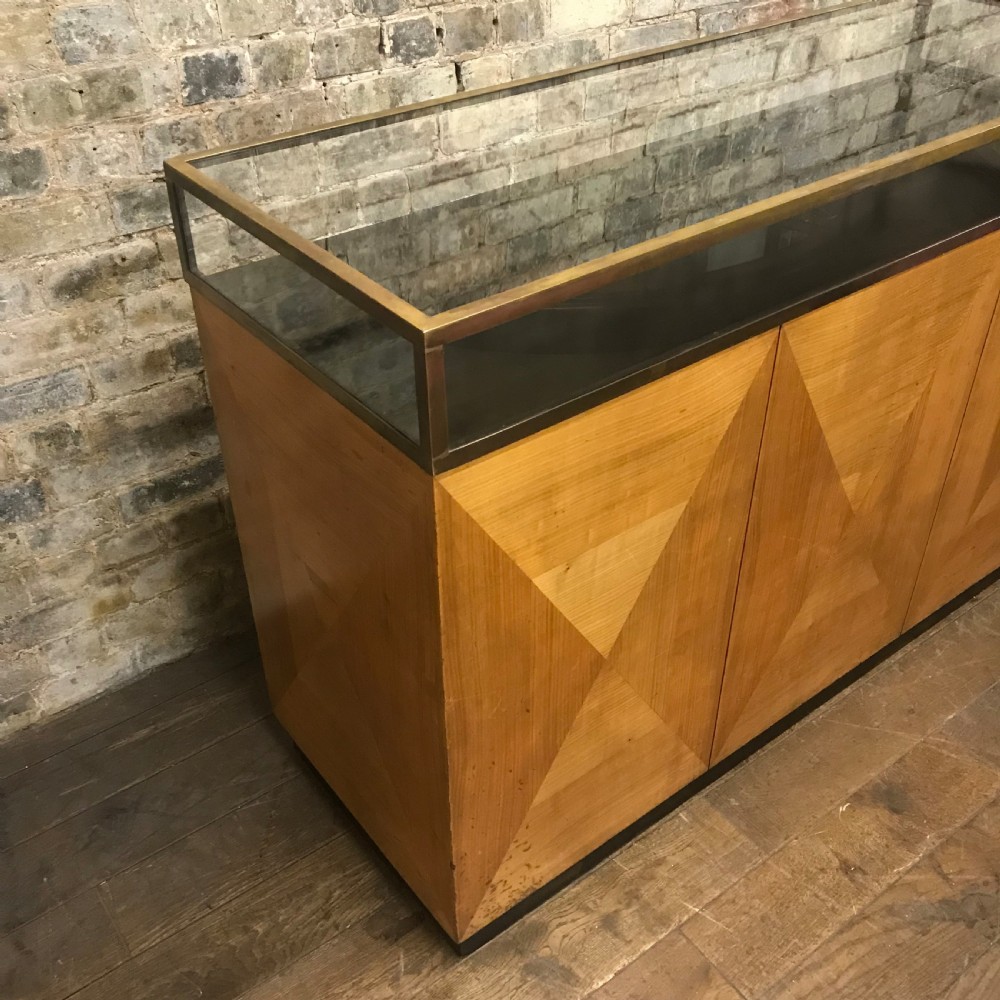 Vintage Art Deco Brass Jewellery Shop Counter View II