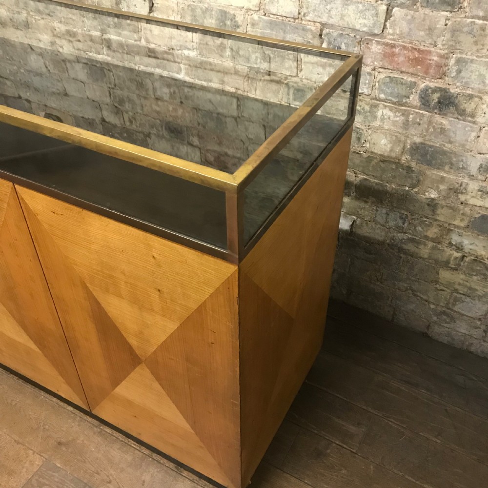 Vintage Art Deco Brass Jewellery Shop Counter View III