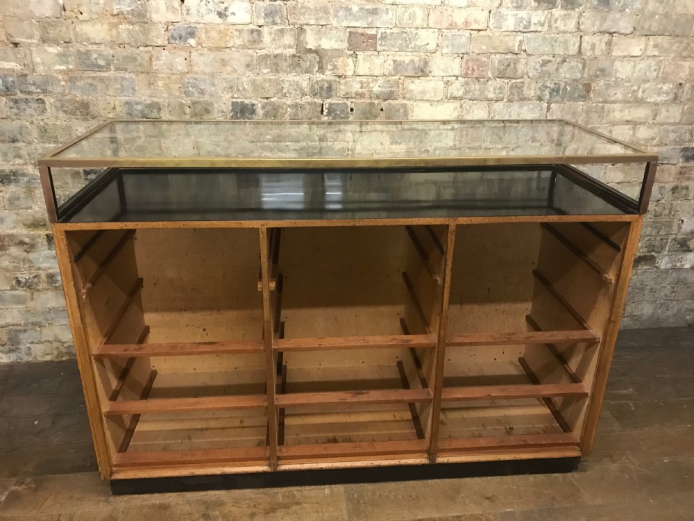 Vintage Art Deco Brass Jewellery Shop Counter View IV
