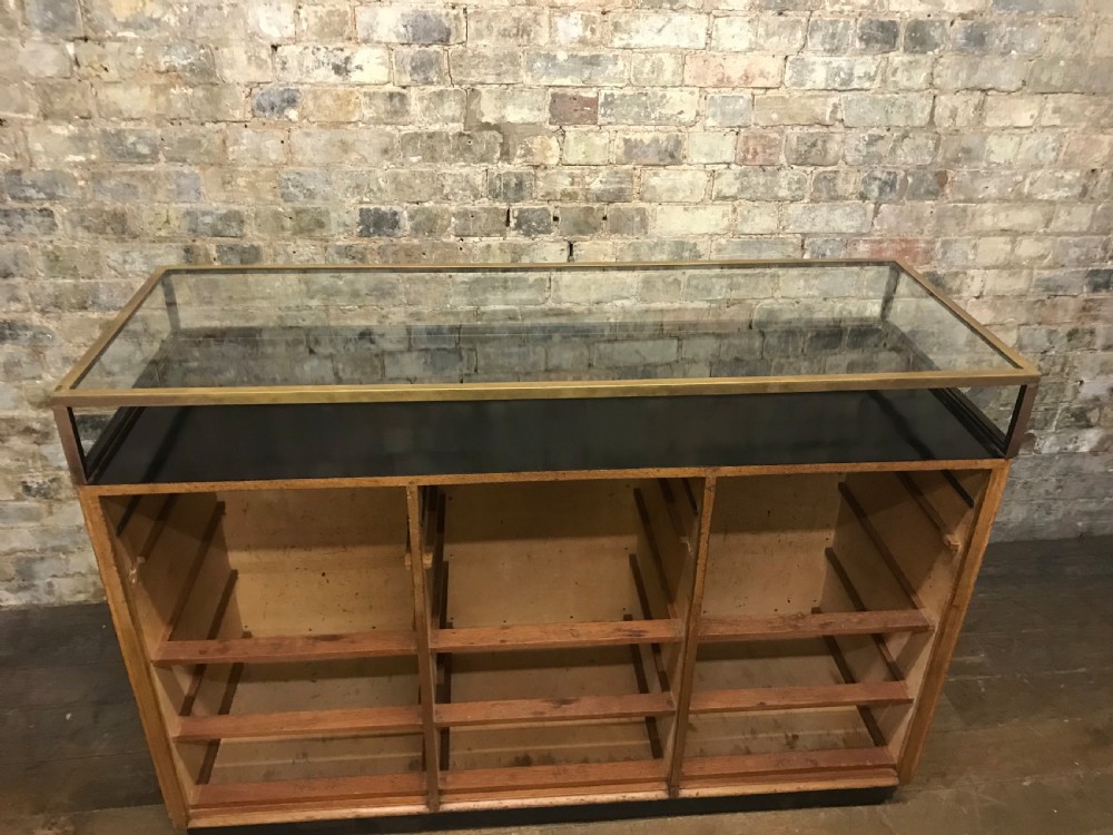 Vintage Art Deco Brass Jewellery Shop Counter View V