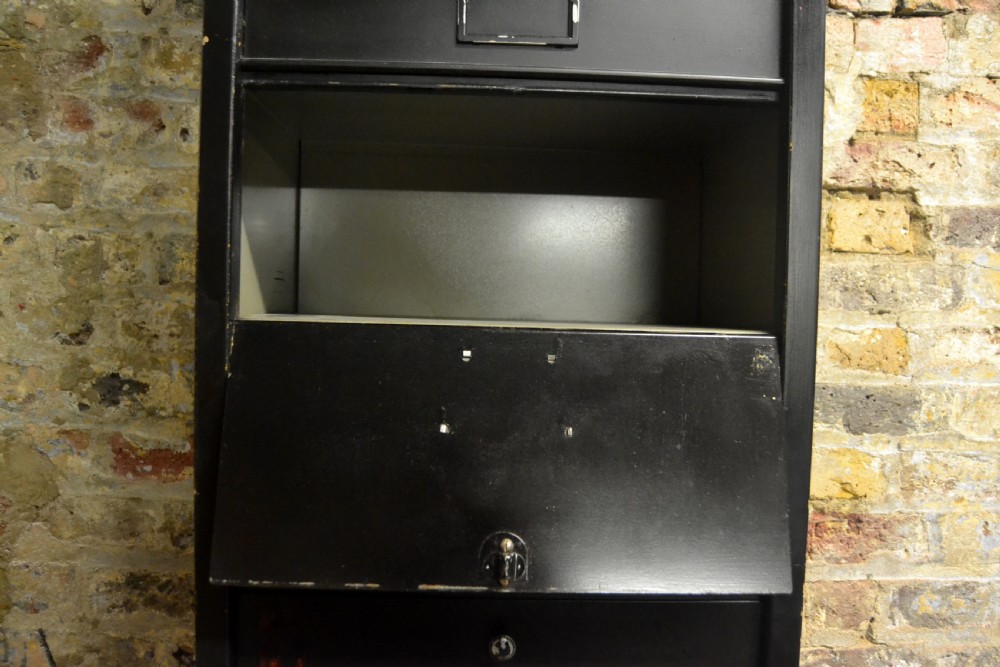 French Black Filing Cabinet View III