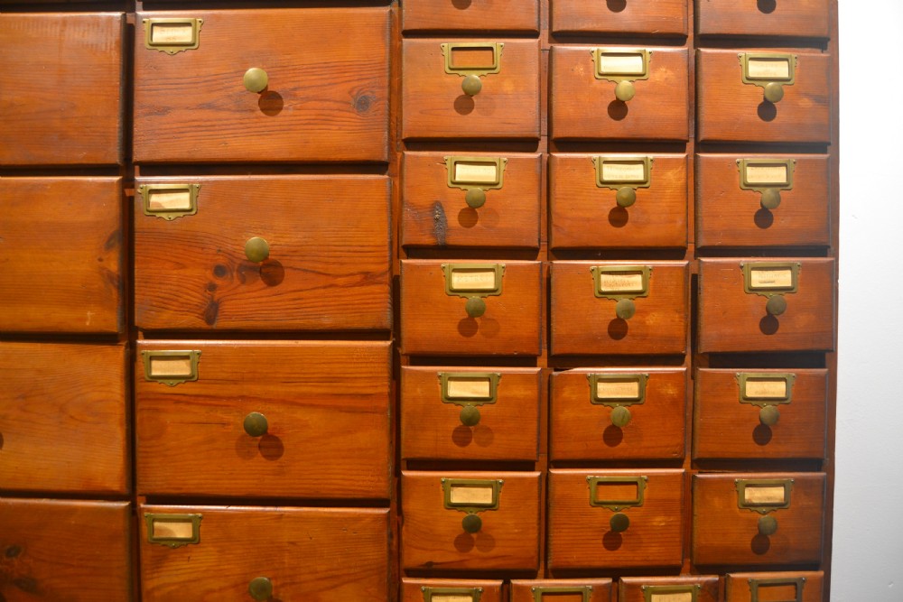 Large Bank Pine Drawers View V