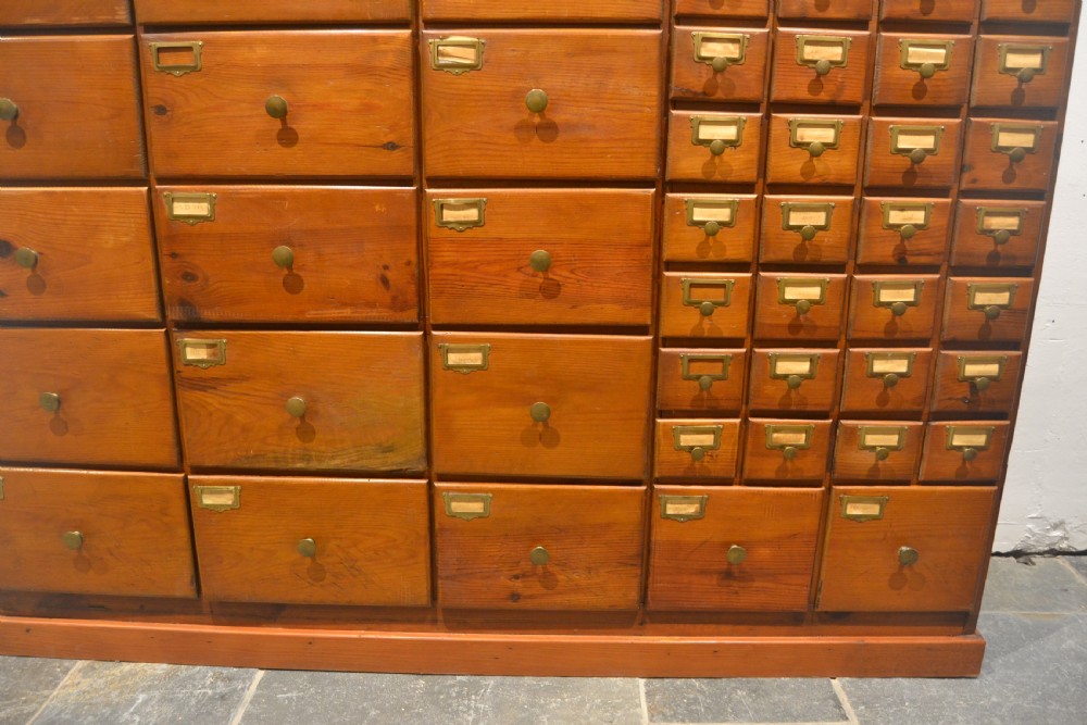 Large Bank Pine Drawers View X