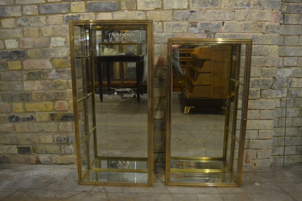 1920s Brass Display Cabinet View IV