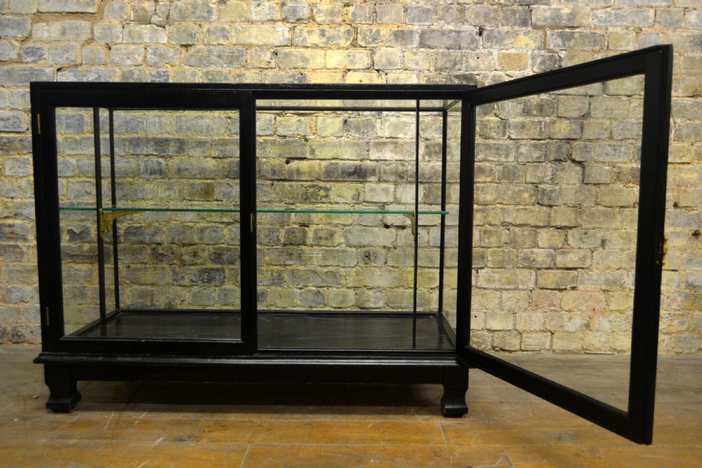 1920s Black Shop Display Counter View IV
