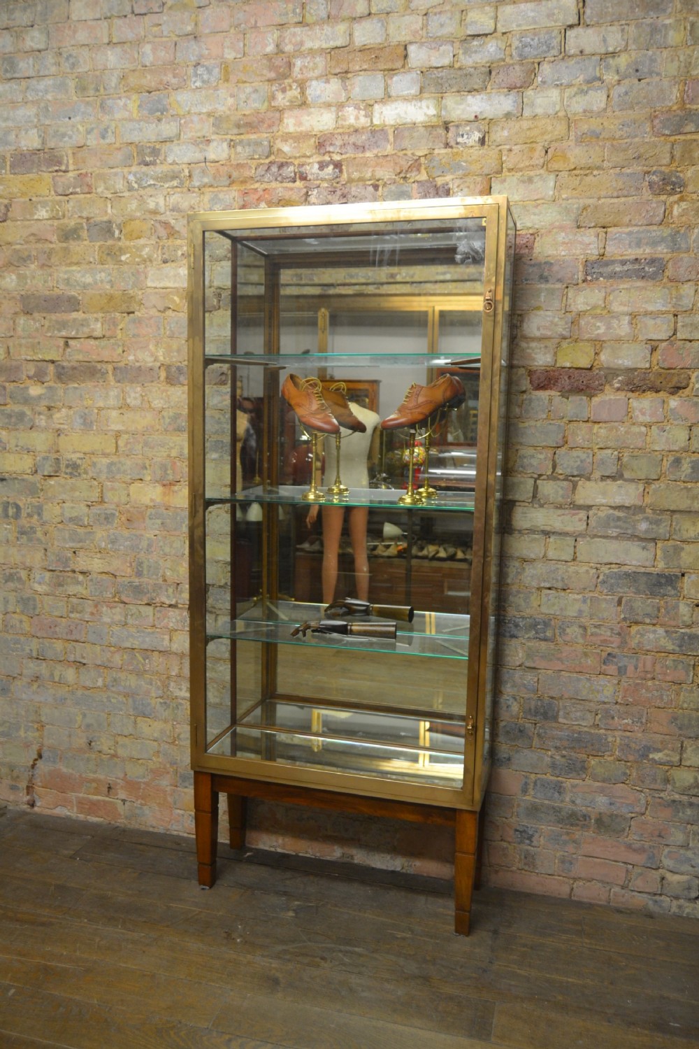 1920s Bronze Jewellery Display Cabinet View VI