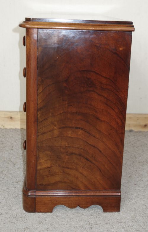 VERY SMALL 19 FT HEIGHT BABY VICTORIAN MAHOGANY CHEST OF DRAWERS - ADDITIONAL PHOTO 4