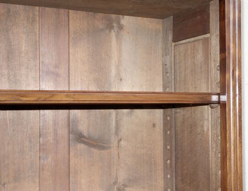 EDWARDIAN WALNUT OPEN BOOKCASE - ADDITIONAL PHOTO 6