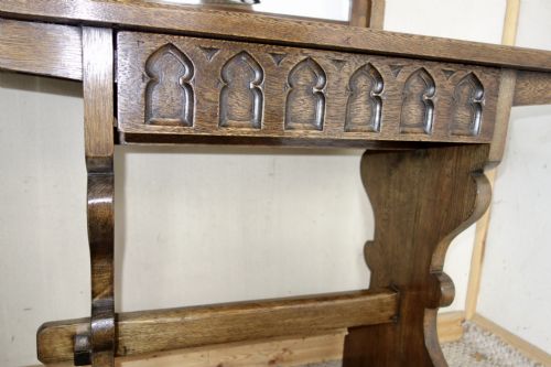 OAK DRESSING TABLE WITH DRAWER - ADDITIONAL PHOTO 4