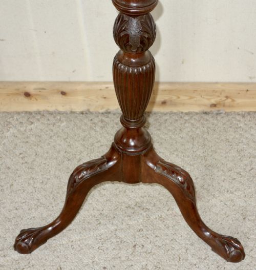 EDWARDIAN MAHOGANY TORCHERE - ADDITIONAL PHOTO 2