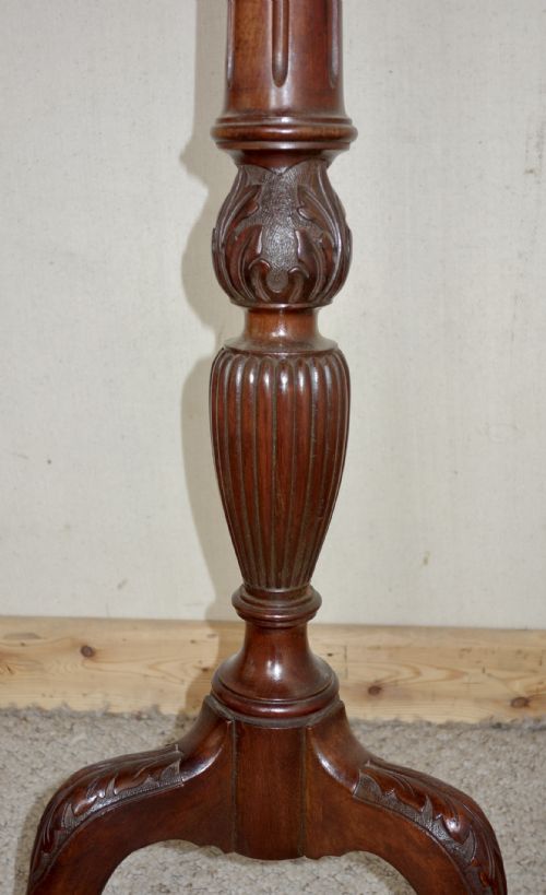 EDWARDIAN MAHOGANY TORCHERE - ADDITIONAL PHOTO 3
