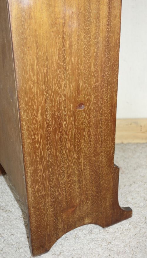 LIBERTY OF LONDON OPEN MAHOGANY BOOKCASE - ADDITIONAL PHOTO 8