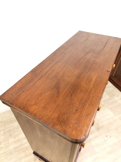 ANTIQUE VICTORIAN MAHOGANY CHEST OF DRAWERS - ADDITIONAL PHOTO 13