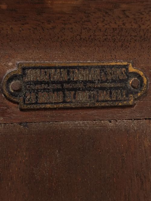 ANTIQUE EDWARDIAN CHIPPENDALE STYLE NARROW SOLID MAHOGANY CHEST OF DRAWERS - ADDITIONAL PHOTO 8