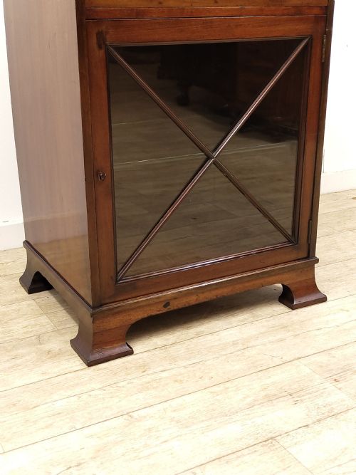 SUPERB QUALITY ANTIQUE EDWARDIAN GLAZED SIDEBOARD CABINET - ADDITIONAL PHOTO 6
