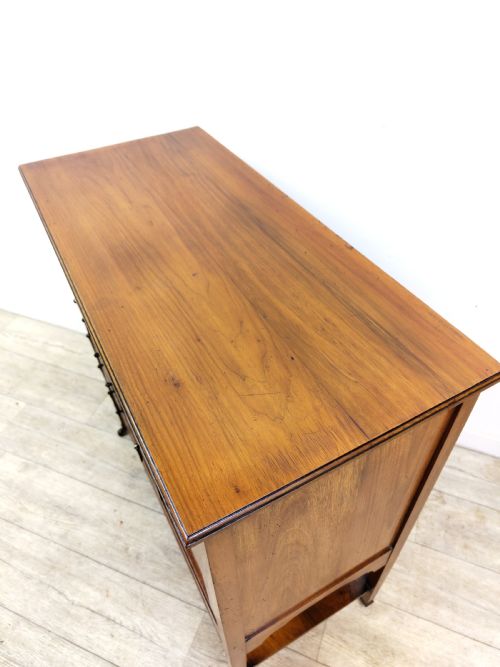 ANTIQUE EDWARDIAN SOLID WALNUT MUSIC SHEET MULTI DRAWER CABINET - ADDITIONAL PHOTO 12