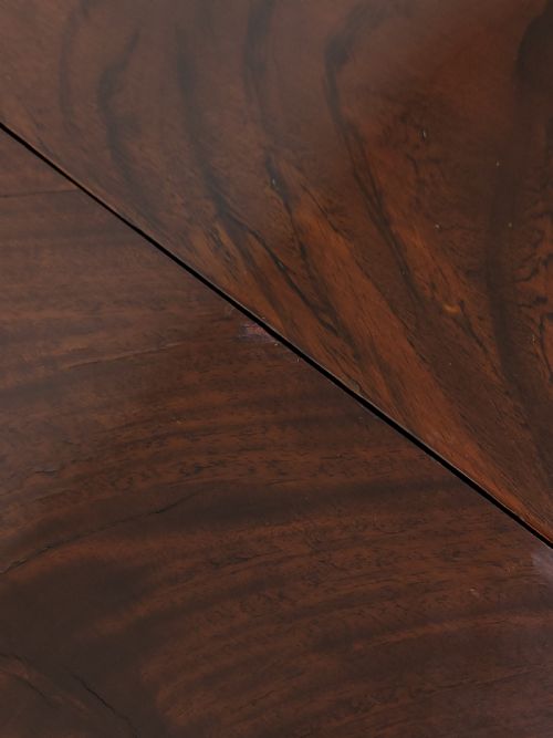 ANTIQUE REGENCY FLAME MAHOGANY SEWING WORK TABLE - ADDITIONAL PHOTO 7