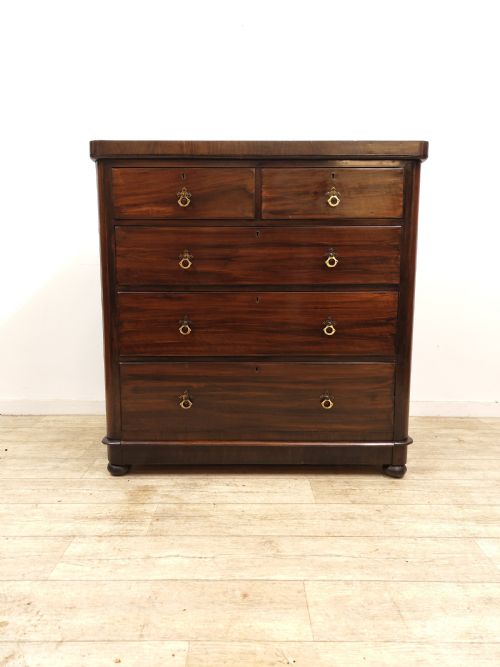 ANTIQUE VICTORIAN SCUMBLED PINE CHESTS OF DRAWERS - ADDITIONAL PHOTO 11
