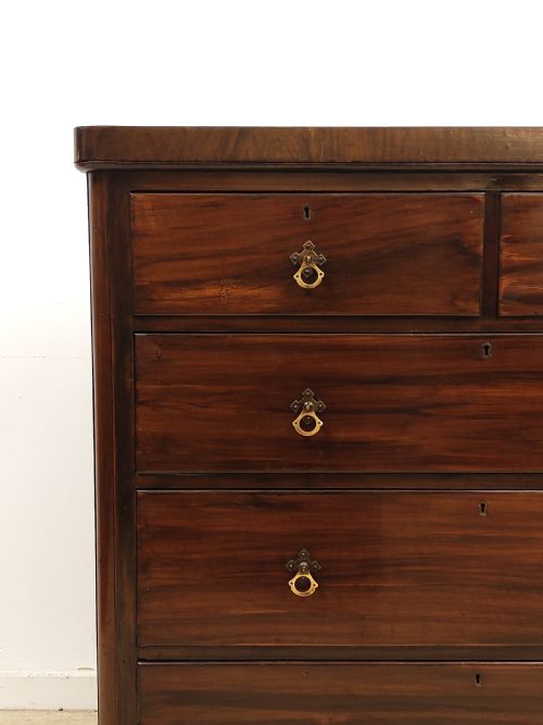 ANTIQUE VICTORIAN SCUMBLED PINE CHESTS OF DRAWERS - ADDITIONAL PHOTO 2