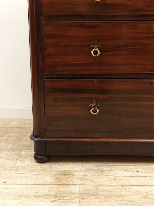 ANTIQUE VICTORIAN SCUMBLED PINE CHESTS OF DRAWERS - ADDITIONAL PHOTO 3