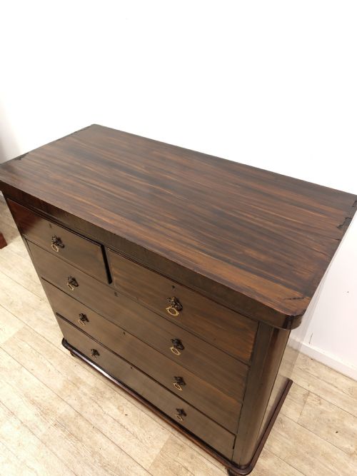 ANTIQUE VICTORIAN SCUMBLED PINE CHESTS OF DRAWERS - ADDITIONAL PHOTO 4