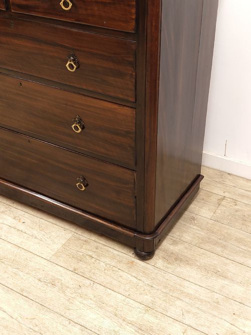 ANTIQUE VICTORIAN SCUMBLED PINE CHESTS OF DRAWERS - ADDITIONAL PHOTO 7